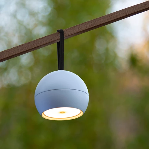 Lucide LUNEX - Oplaadbare Wandlamp Binnen/Buiten - Accu/Batterij - LED Dimb. - 1x2W 3000K - IP54 - Magnetisch - Wit - sfeer 1